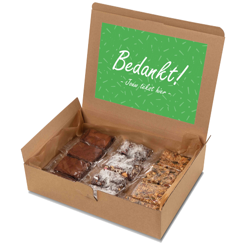 Image of Brownie box "Bedankt!"