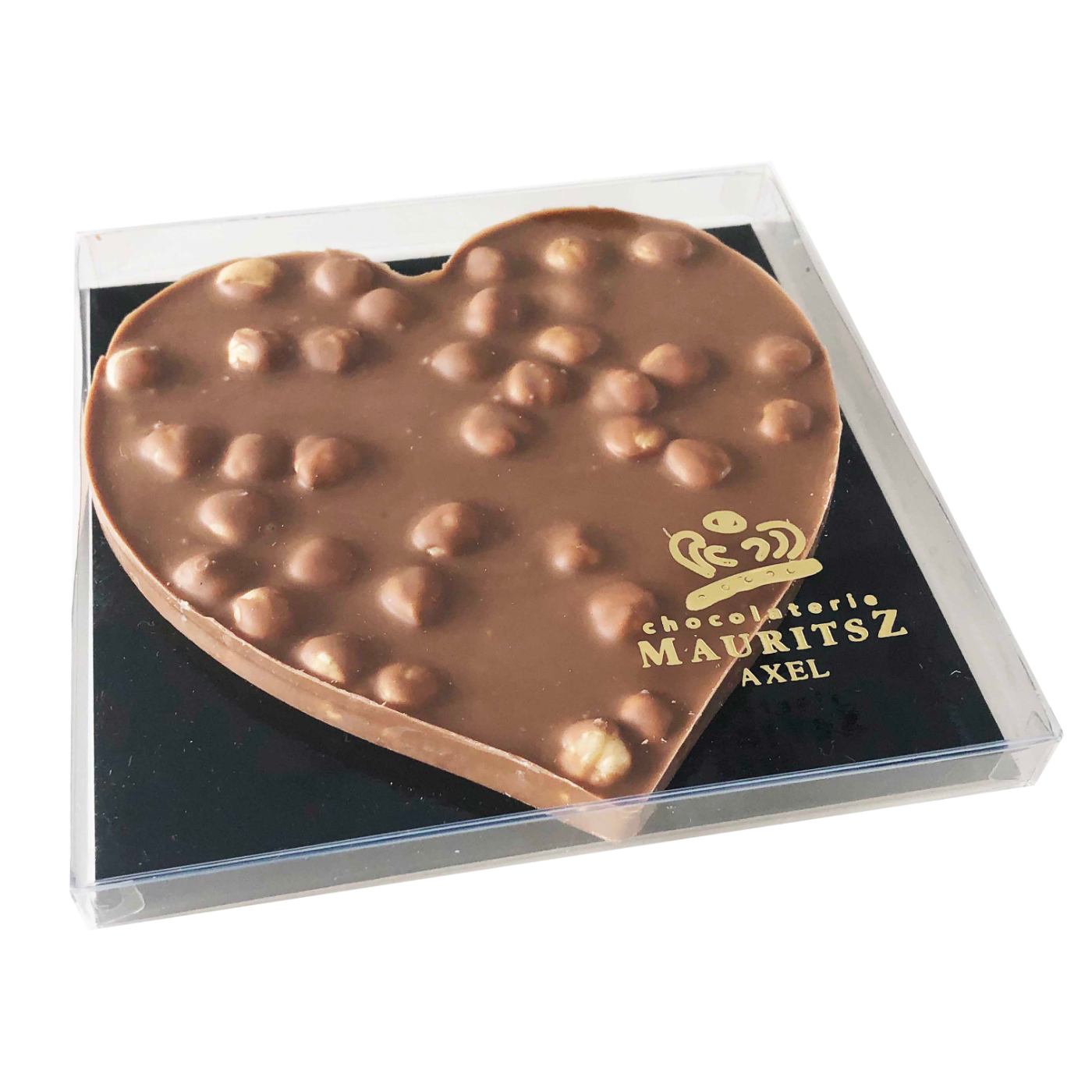 Image of Chocolade hart "Hazelnoot"