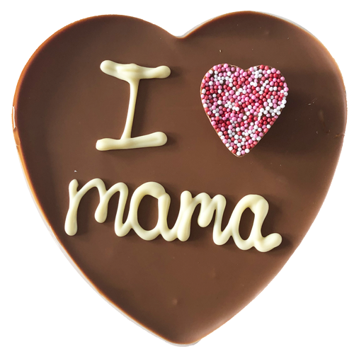 Image of Chocolade hart "I love Mama"