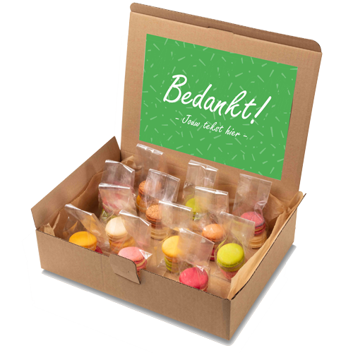 Image of Macaron box "Bedankt!"