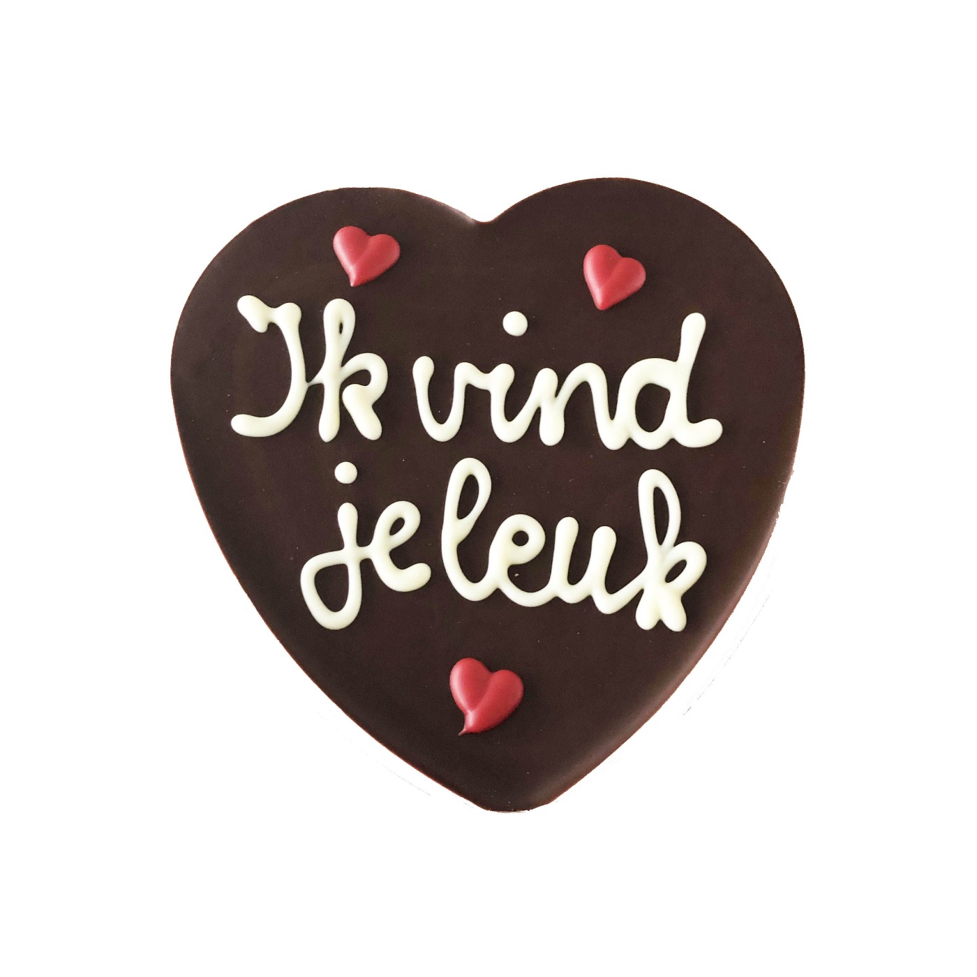 Image of Chocolade hart "Ik vind je leuk"