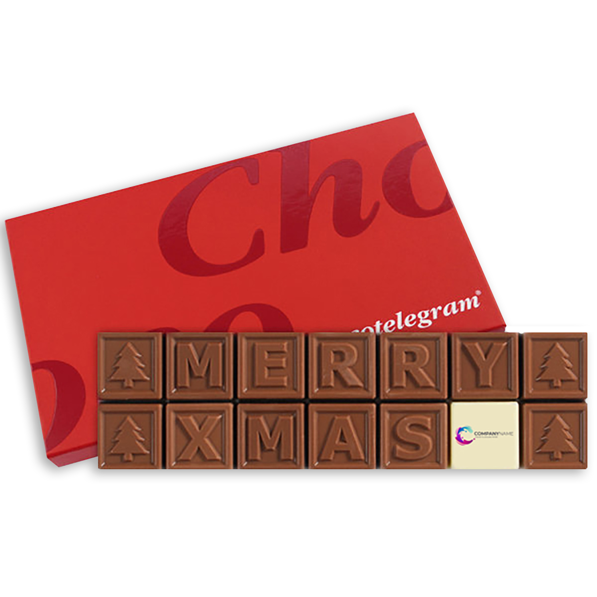 Chocolade Telegram ''Merry Christmas''