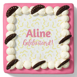 Marsepeintaart "Gefeliciteerd"