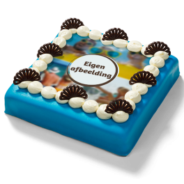 Marsepeintaart "Blauw"