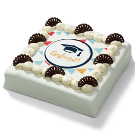 Marsepeintaart "Geslaagd"