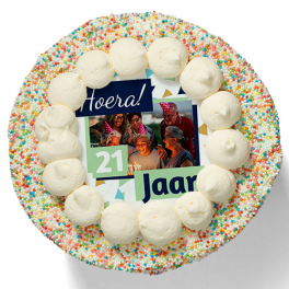 Sparklecake "Hoera!"