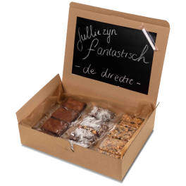 Brownie box "Schoolbord"