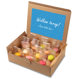 Macaron box "Welkom terug!"