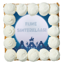 Slagroomtaart ''Fijne Sinterklaas''