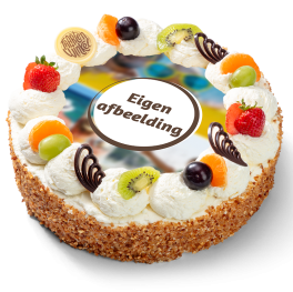 Slagroomtaart Rond ''Fruit''