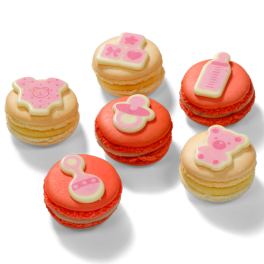 Macarons "It's a girl"