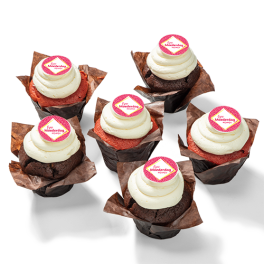 Cupcakes logo "Moederdag"