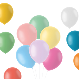 Ballonnen Pastel Mix 50 st.