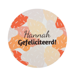 Eetbare print "Rond" 