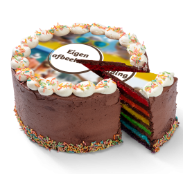 Rainbow Layer Cake Chocolade