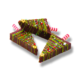 Brownies "Kerstboom"